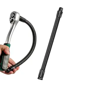 Half-shaft Telescoping Extension Tool with Flexible Impact Socket for Hard-to-Reach Areas 360° Reach Bar for Automotive Repairs Home Maintenance & DIY Projects