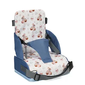 Portable Children Safety Seat Booster Pad, Baby Feeding Chair Height Increase Cushion, Unisex Kids Dining Chair Mat, 1 Piece