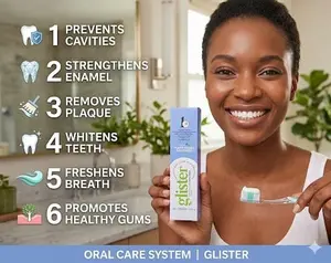 Glister Multi- Action Toothpaste 200g/ Amway Original, Teeth Whitening & Cavity Protection.