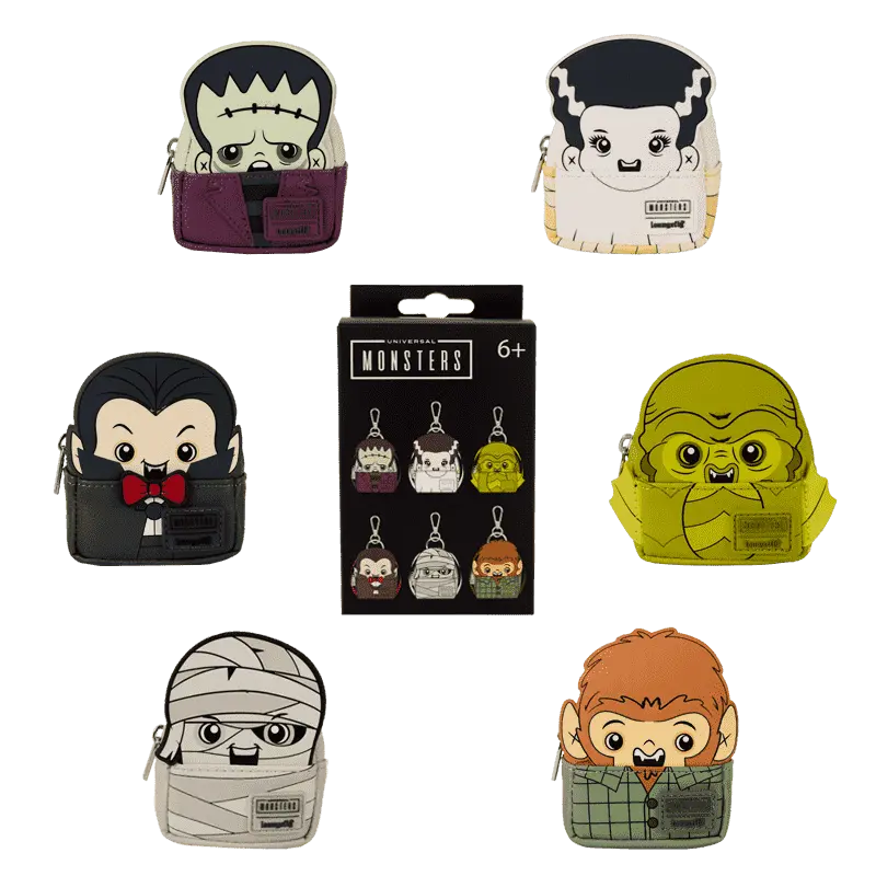 Universal Monsters Cosplay Mystery Mini Backpack Keychain Charm