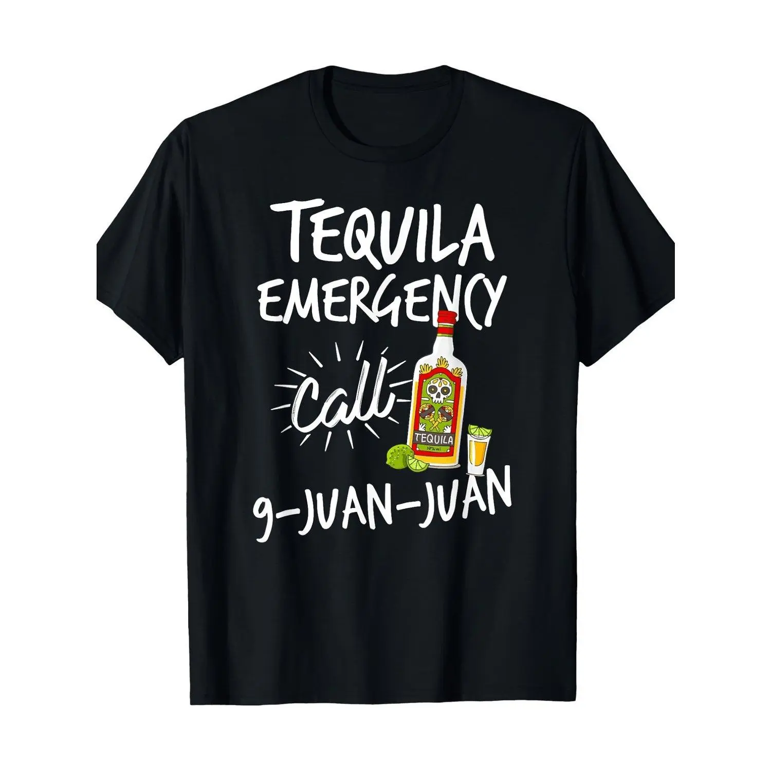 Women's Crew Neck Graphic Print Short-Sleeve Top - High-Quality Tequila Print Casual Wear for Everyday Fashion, All Seasons Comfort