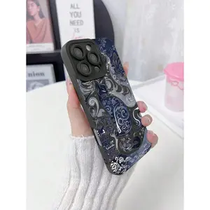 1pc New Simple Cat Eye Soft Touch Anti-Fall TPU Protective Phone CaseSuitable For IPhone17/16 Pro Max/15 Pro Max/14 Pro Max/13 Pro Max/12 Pro Max