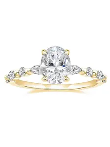 Eternal Embrace Promise Ring Wedding Ring Engagement Stacking Ring Elegant Bridal Set Copper Material Zircon Ring Jewelry Copper Strap Stackable Stackable Finger Rings