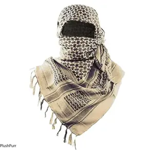 Winter Tactical Shemagh Scarf - Windproof Bandana Head Wrap, Full Face Cover Keffiyeh, Cold Weather Outdoor Riding Bag Accessory