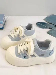 Women's Casual Patchwork Animal Print Sneakers, Perfect for Walking, Shopping, Parties, Comfortable Ladies' Footwear