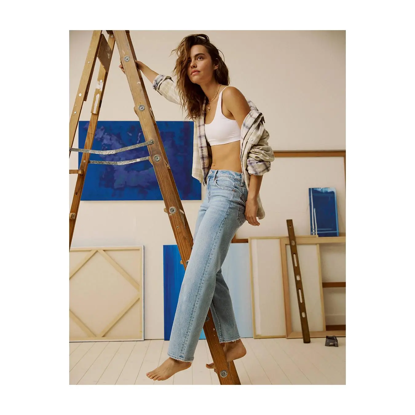 AE High-Waisted Stovepipe Jean