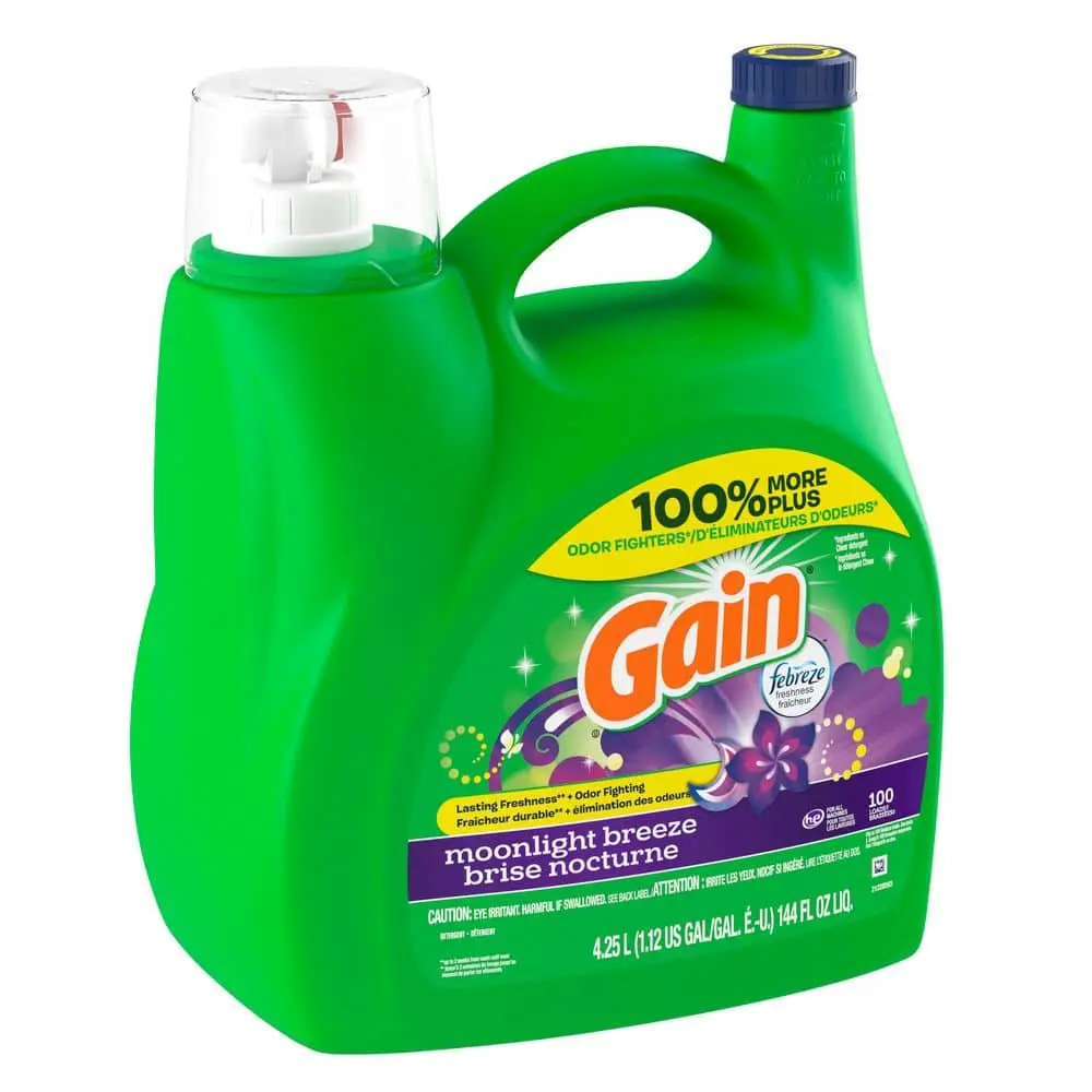 144 oz.  Moonlight Breeze Scent Liquid Laundry Detergent (100-Loads)