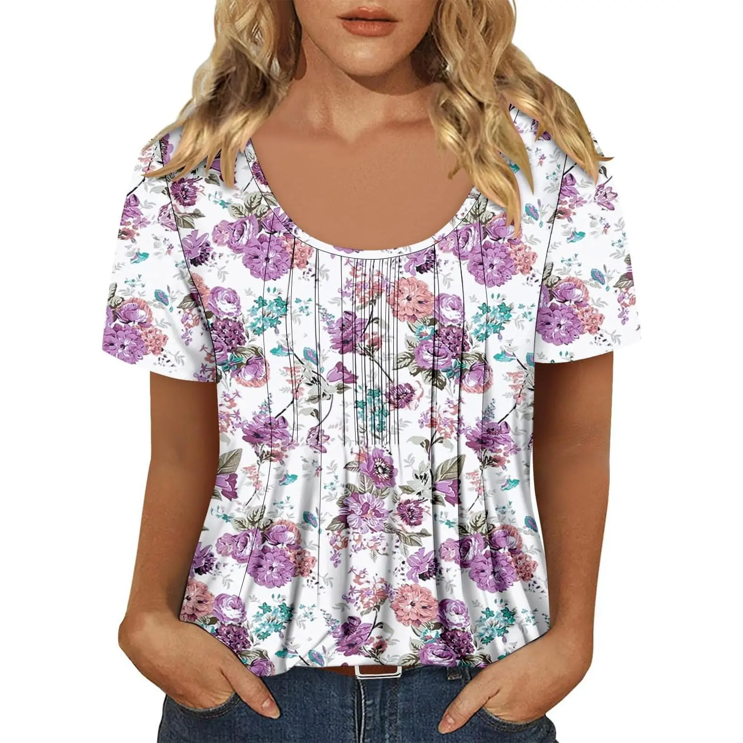 C White Floral