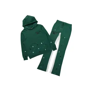 Jaco Green Hoodie Baggy Fit Pant Track Set