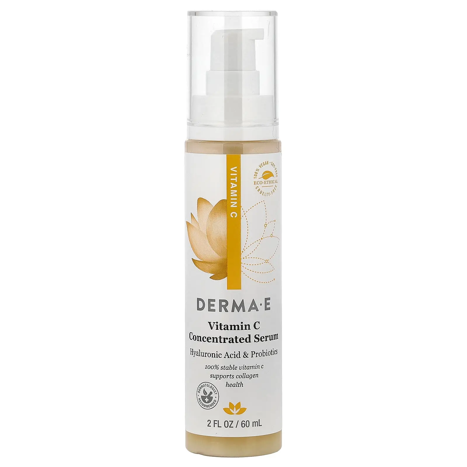 DERMA E Vitamin C Concentrated Serum, 2 fl oz (60 ml)