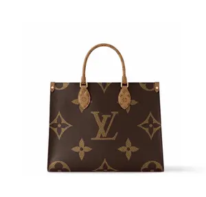 Pre-owned Louis Vuitton OnTheGo MM Monogram Canvas, Microchip Version