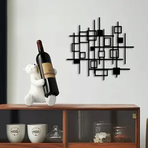 1pc Atomic Era Metal Wall Art, Atomic Era Statue Mural, Perfect for Retro Lounge, Mad Men-Inspired Office, 60s Style Wall Decor, Design Week Decor, Ideal Gift for Vintage Collectors,Perfect For Halloween/Christmas/Easter decor.