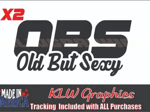 OBS Trucks Decal Sticker Lifted Square Body Turbo Diesel Truck Crew Cab C10