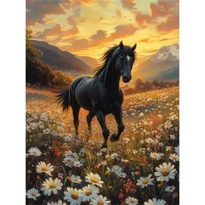 DIY Diamond Painting Kit for Adults & Beginners, 5D Full Drill Craft Project for Home Decor, Creative Hobby Gift Idea, Wall Art Painting