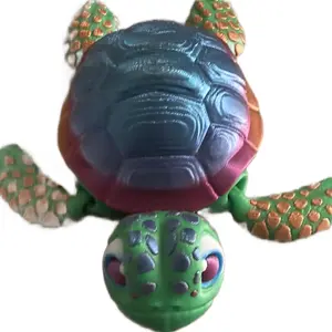 3D Printed Sea Turtle Decorative Item - Unique 3D Printed Design for Desk or Bookshelf - Great Gift for Any Occasion Ornaments mini turtle