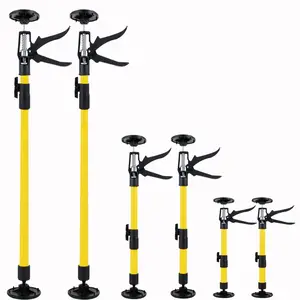 2pcs Telescopic Support Rods, Weighing 88.18 Pounds, Manually Adjustable Third-party Support System, Anti Slip Woodworking Installation, Door Lifting Support Tool, Suitable For Cabinets, Gypsum Boards, Stairs, Porch, Deck