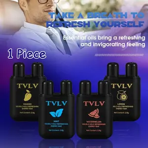 🚗 Long Drive Essential | Double Hole Nasal Inhaler Stick | Cooling Essential Oil Energy Bar For Driving