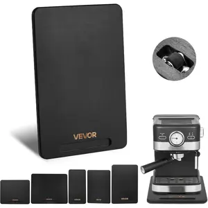 VEVOR Appliance Slider, Large 16x 12 - inch, Rolling Sliding Tray with Silent Rubber Wheels Hollow Handle, Easy to Clean, Appliance Rolling Tray for Coffee Maker, Kitchen Countertop, BlackVEVOR Super Brand Day