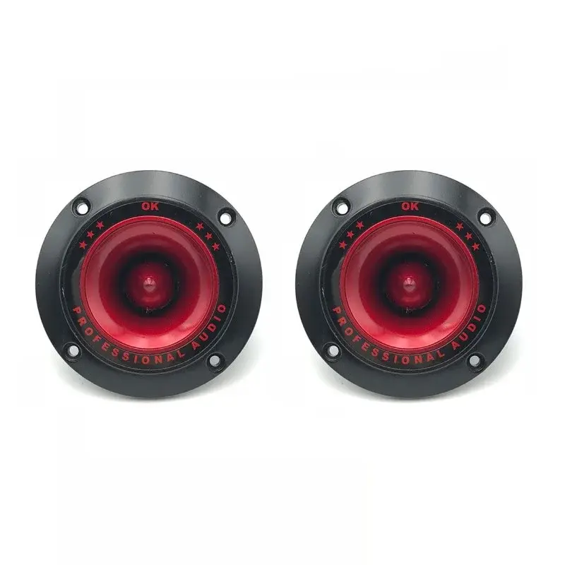 3" Piezoelectric Tweeter Speaker Set, 2/4-Piece Ceramic Treble Unit, Hi-Fi Audio Component for Car Stereo, Home Theater Sound Systems