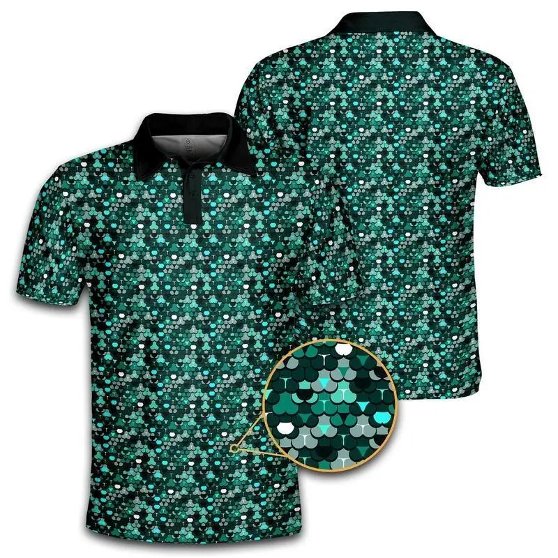 Whale Tail Funny Golf Polo for Men – Quick-Dry Performance Shirt, Breathable Fabric & Perfect Golf Gift