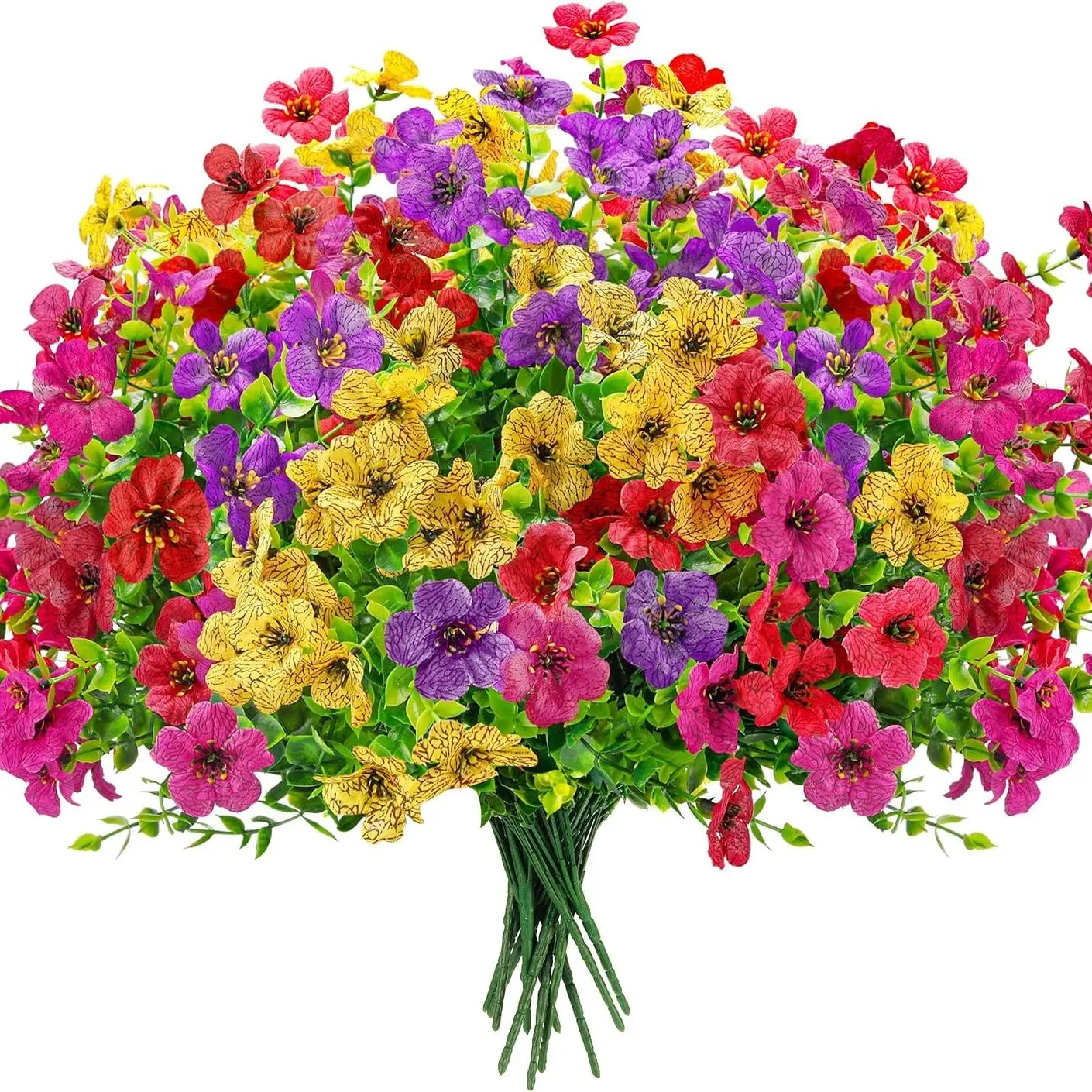 Artificial Daisy Bouquet, 12pcs/set Faux Flower Bouquet, Decorative Flowers for Home Party Wedding Anniversary Festival, Fruit