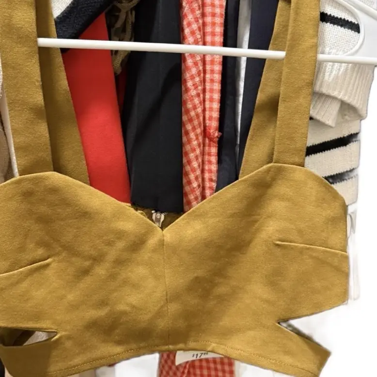 Yellow Mustard corset top