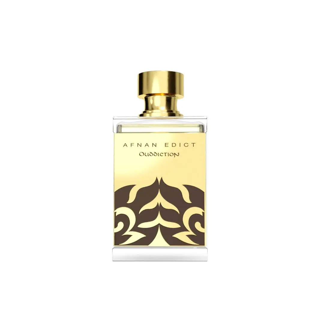AFNAN Edict Ouddiction for Men and Women 2.7 oz Eau De Parfum Arabian Luxurious Earthy Woody Scent Fragrance