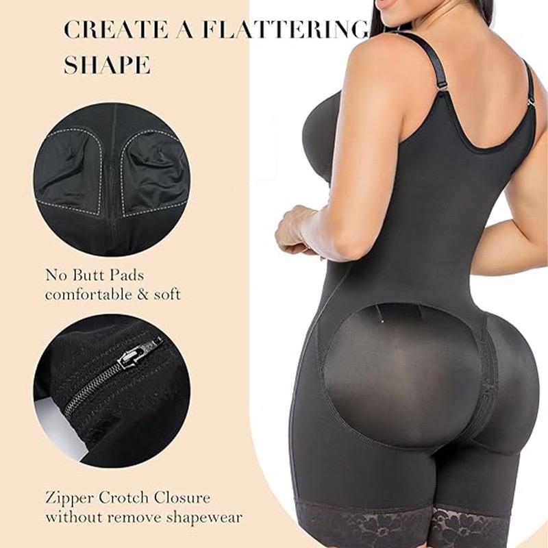 Fajas Colombianas shapewear for Women Tummy Control Butt Lifter Shaper with Zipper Crotch SpringStatements