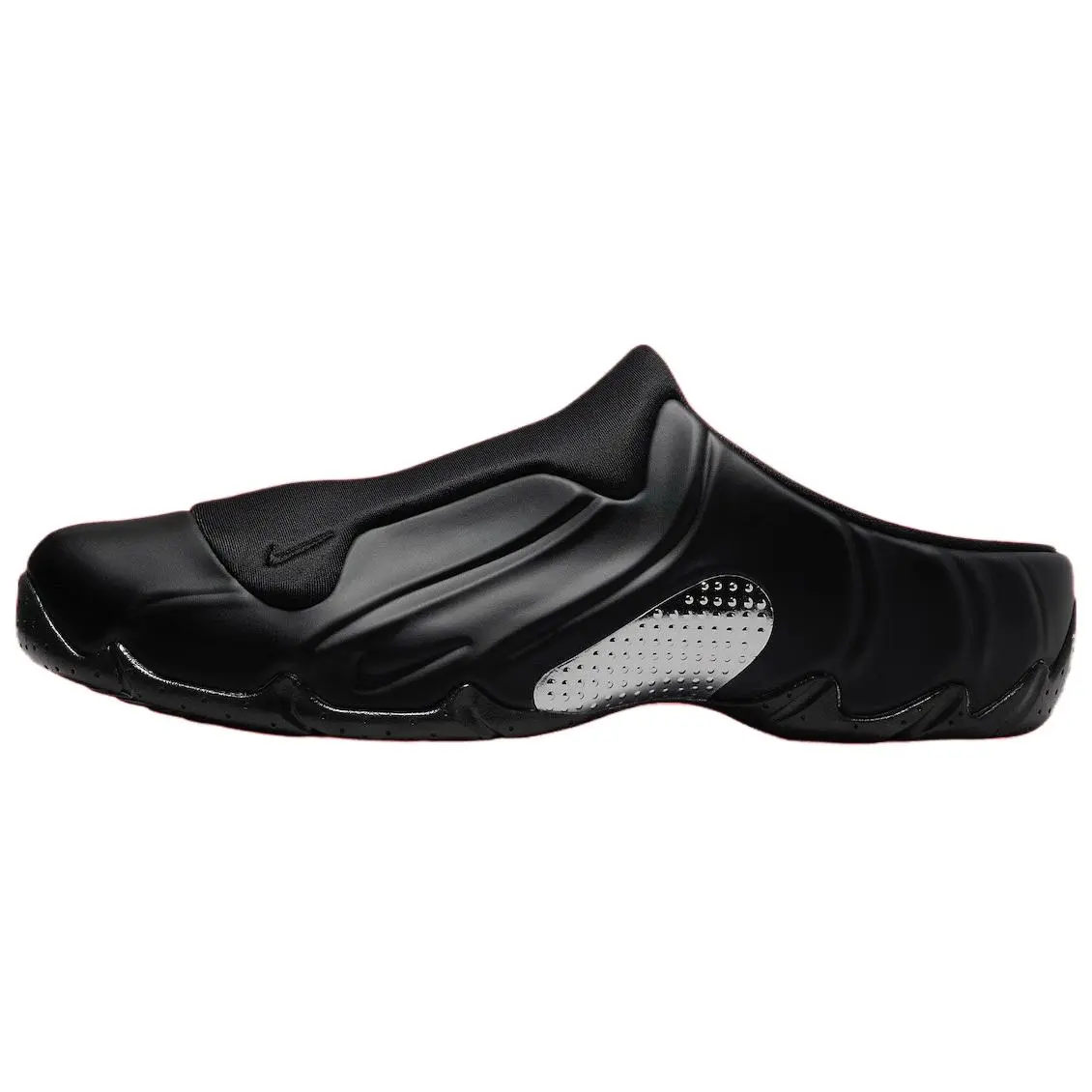 Nike Clogposite Black Stylish Unisex White Metallic Silver HJ4325-001