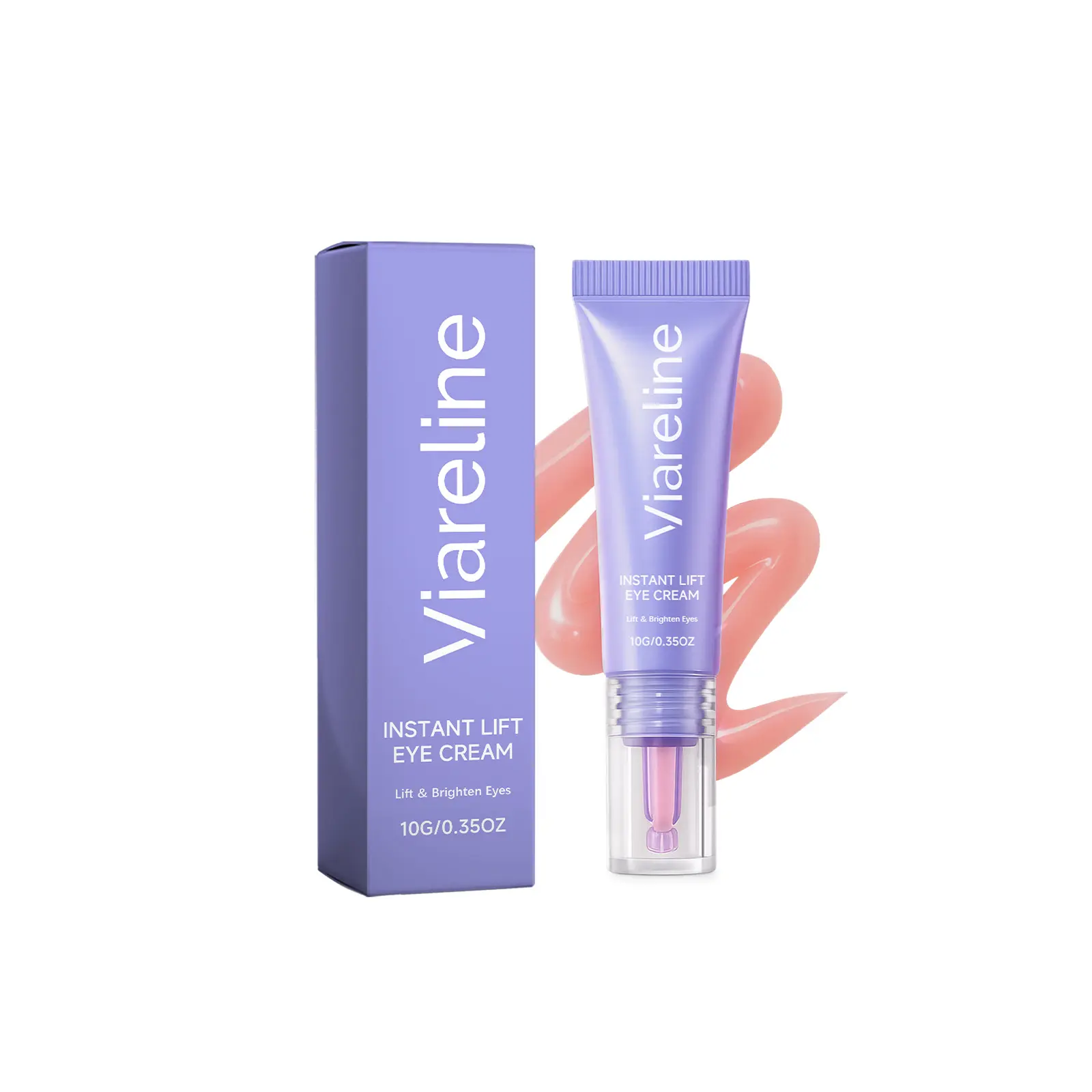 Instant Lift Eye Cream – Firming & Brightening Under Eye Cream for Dark Circles, Fine Lines & Puffiness, Collagen Moisturizing Eye Treatment, 10g