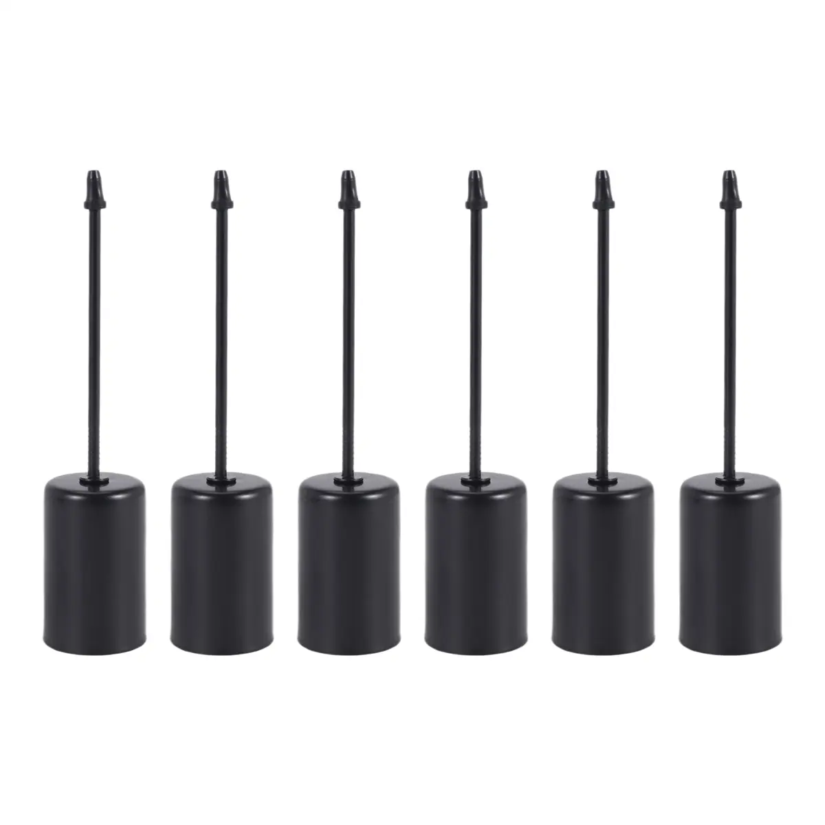 Candle Holders, Advent Wreath, Candle Sticks, Advent Wreath, Candle Holder, Taper Candles with Skewer, 6Pcs Black Decor Decoration