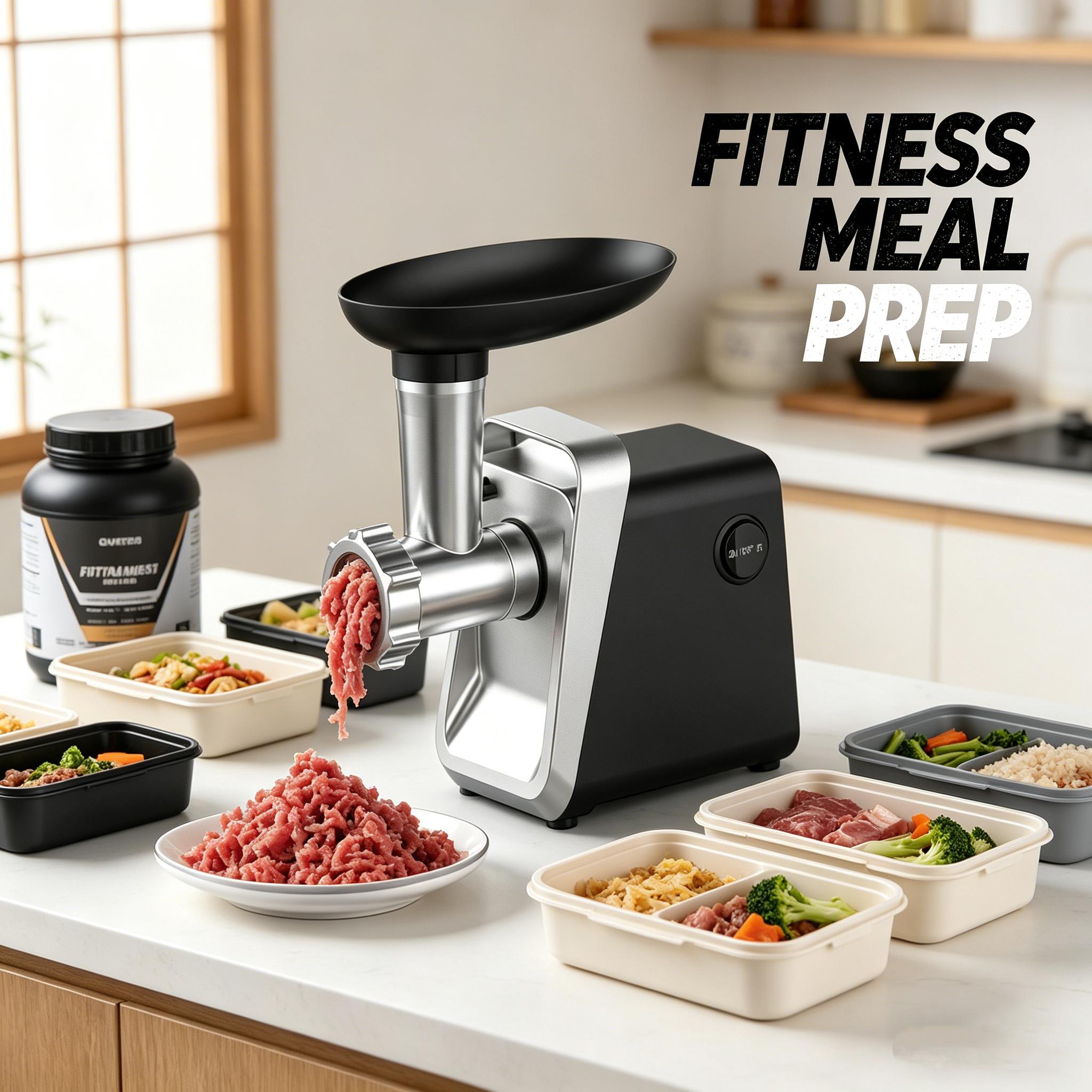 1pc 2800W Electric Meat Grinder & Sausage Stuffer, Cast Aluminum Head ABS Body, 120V US Plug, Multifunctional Mincer for Home Kitchen Meat Processing & Homemade Sausage Making