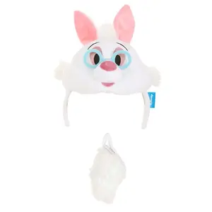 Disney White Rabbit Plush Headband & Tail Kit