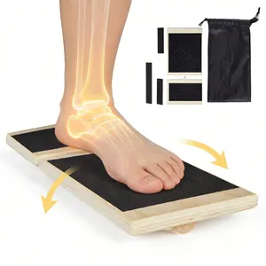 Balance Board And Wobble Board Trainer For Adults, Foot And Ankle Strengthening, Non-Slip Premium Wooden Balance Training Equipment, Compact Design With Storage Bag, Ideal For Physical Therapy Exercises And Home Fitness
