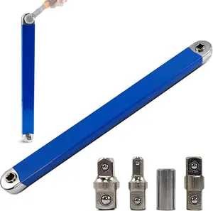 SnapFixMate Impact Ready Offset Extension Wrench, Tight Extension Wrench Set With 1.27cm, 0.64cm And 0.95cm Square Drive Adapters For Universal Extension Wrench For Small,TikTokShopBlackFriday fathersdaygift