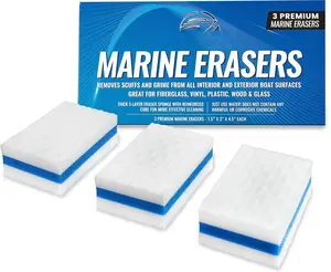 Boat Eraser Boat Cleaner 3-Pack | Marine Eraser for Scuffs, Dirt, Salt & Grime |  - Just Add Water