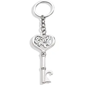 GleamJoy B Cute Bottle Opener Keychain for Women Cool Vintage Y2K Car Keychain Accessories Purse Bag Charms Bow Butterfly Design