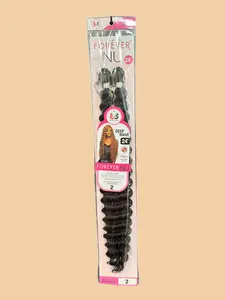 BOBBI BOSS Forever Nu 24" Synthetic Hair Extension - 24-Inch Length, Silk-Press Texture, Tangle-Free, Heat-Safe, Perfect for Sew-Ins & Crochet
