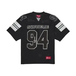 Supreme Men's Sequin Football Jersey Black, from StockX