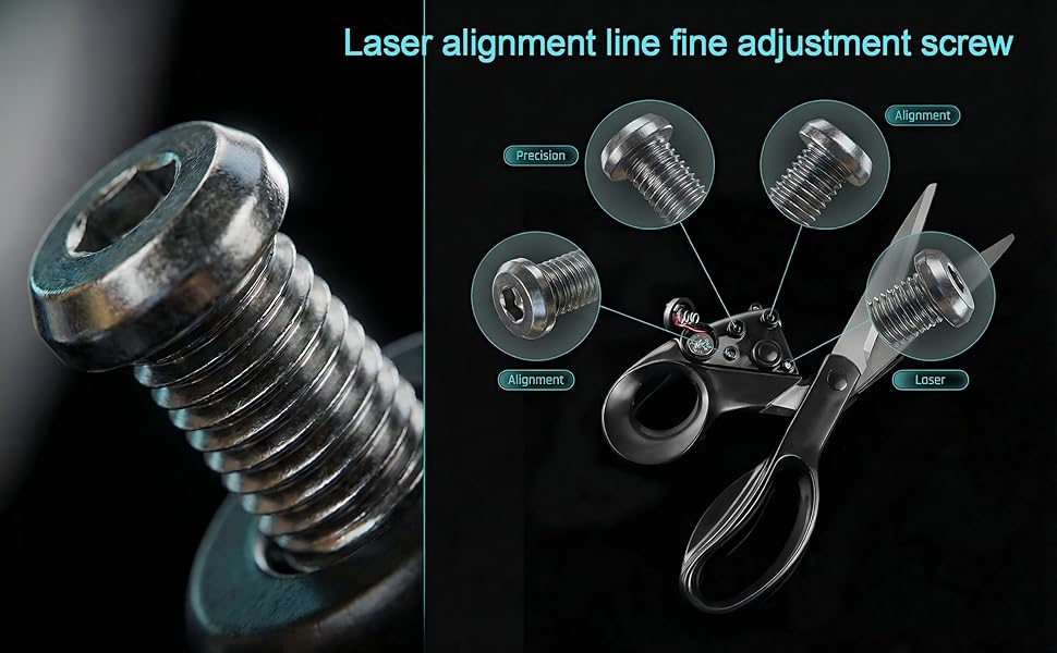 PROFESSIONAL LASER GUIDED SEWING SCISSORS FOR HOME CRAFT WRAPPING GIFT FABRIC SEWING CUT STRAIGHT FAST FOR FABRIC PAPER CRAFTS | UPGRADED ERGONOMIC HANDLE