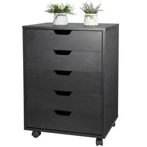 Zenstyle Home office Cabinet 5 Drawer Storage Cabinet Storage Organization Bedroom