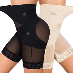 Women Shapewear Tummy Control Body Shaper Shorts High Waisted Butt Lifting Panties Girdle High Compression Underwear Thigh Slimmer Womenswear Clothes Seamless Everyday