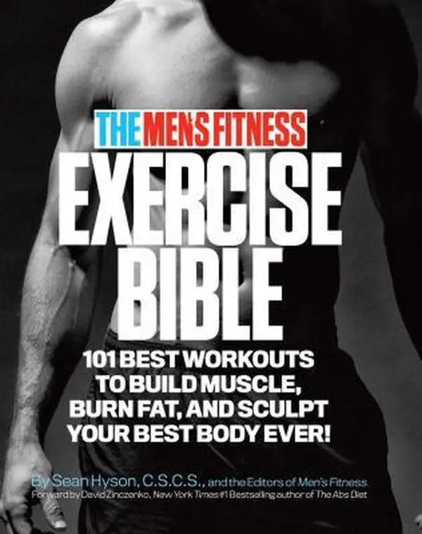 USED Book - The Men's Fitness Exercise Bible: 101 Best Workouts to Build Muscle, Burn Fat and Sculpt Your Best Body Ever! by Hyson, Sean (Paperback) - english