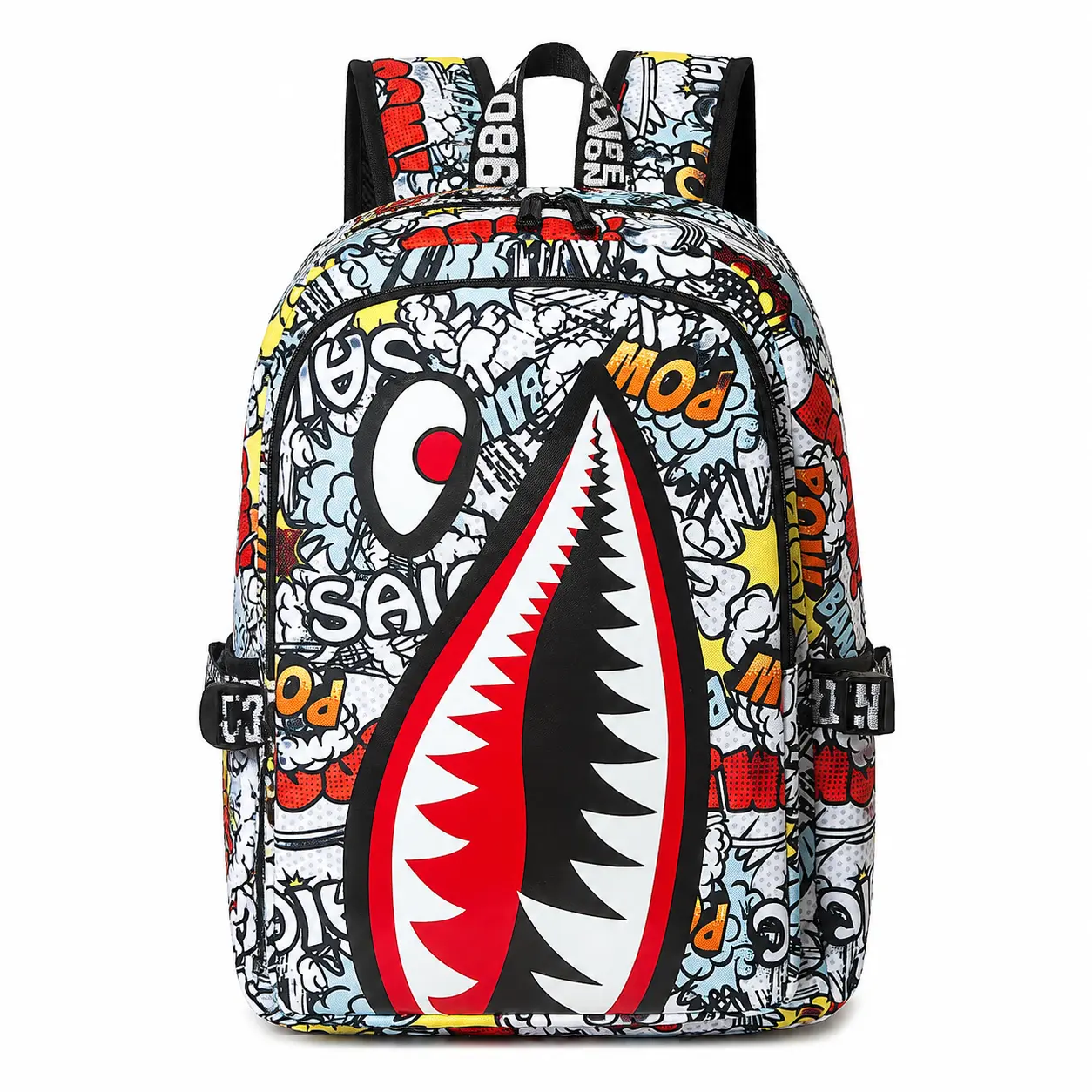 Sprayground Bape Shark Backpack - Iconic Streetwear Design, Bold Graphics, Unique Style for Urban Fashion Enthusiasts