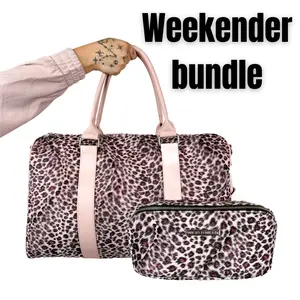 Weekender Duffle and Makeup Bag Combo
