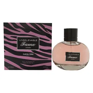 Glenn Perri Unbelievable Fame Women's Eau de Parfum (EDP) - 3.4 fl oz, Aromatic Floral Elegant Boxed Fragrance, Sensual, Breezy Ease, Soothing Scent, New In Box, Aromatic Women's Fragrance, Boxed Women's Fragrance