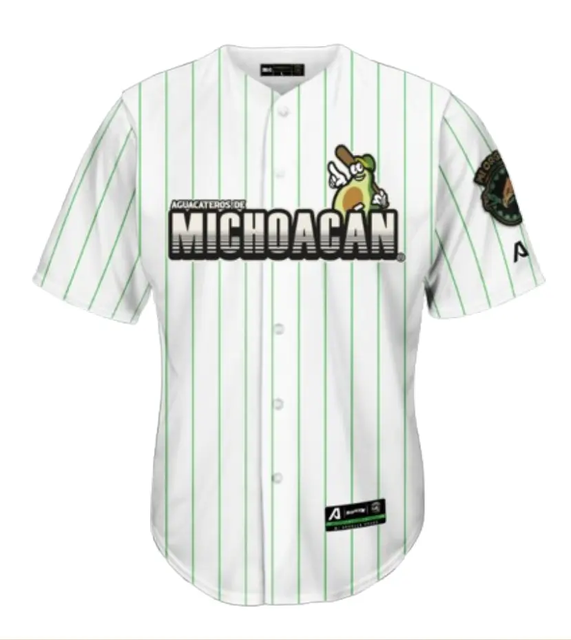 MICHOACAN STRIPPED MEXICO BASEBALL JERSEY