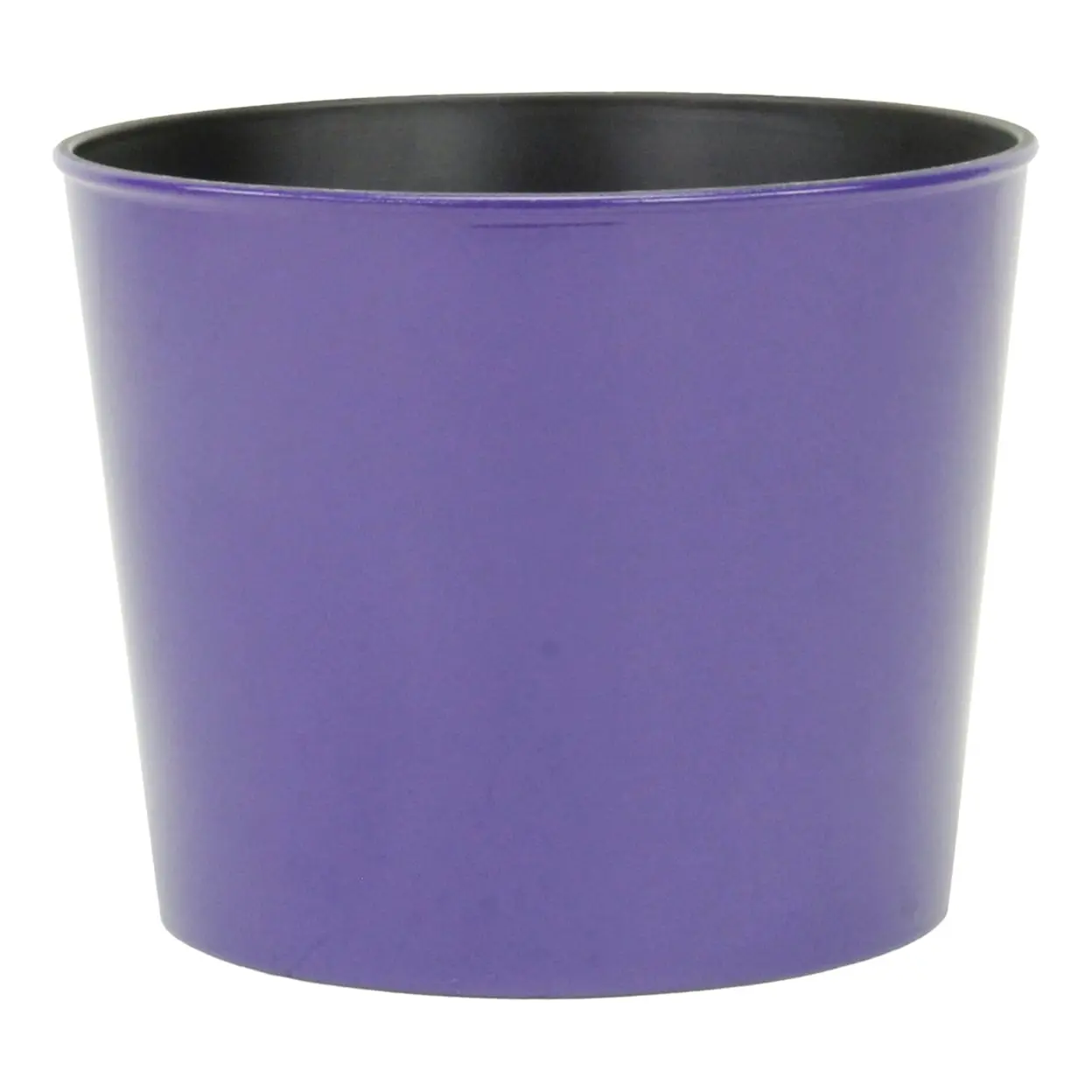 Cheungs PP-102NB 7 in. Round Planter with A Tapered Body - Purple