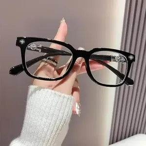 Classic Flat Lens Glasses, High Quality UV Protection, Anti-Fog, Blue Light Blocking, Unisex Durable Frame, Ultra-Light, Work & Daily Wear