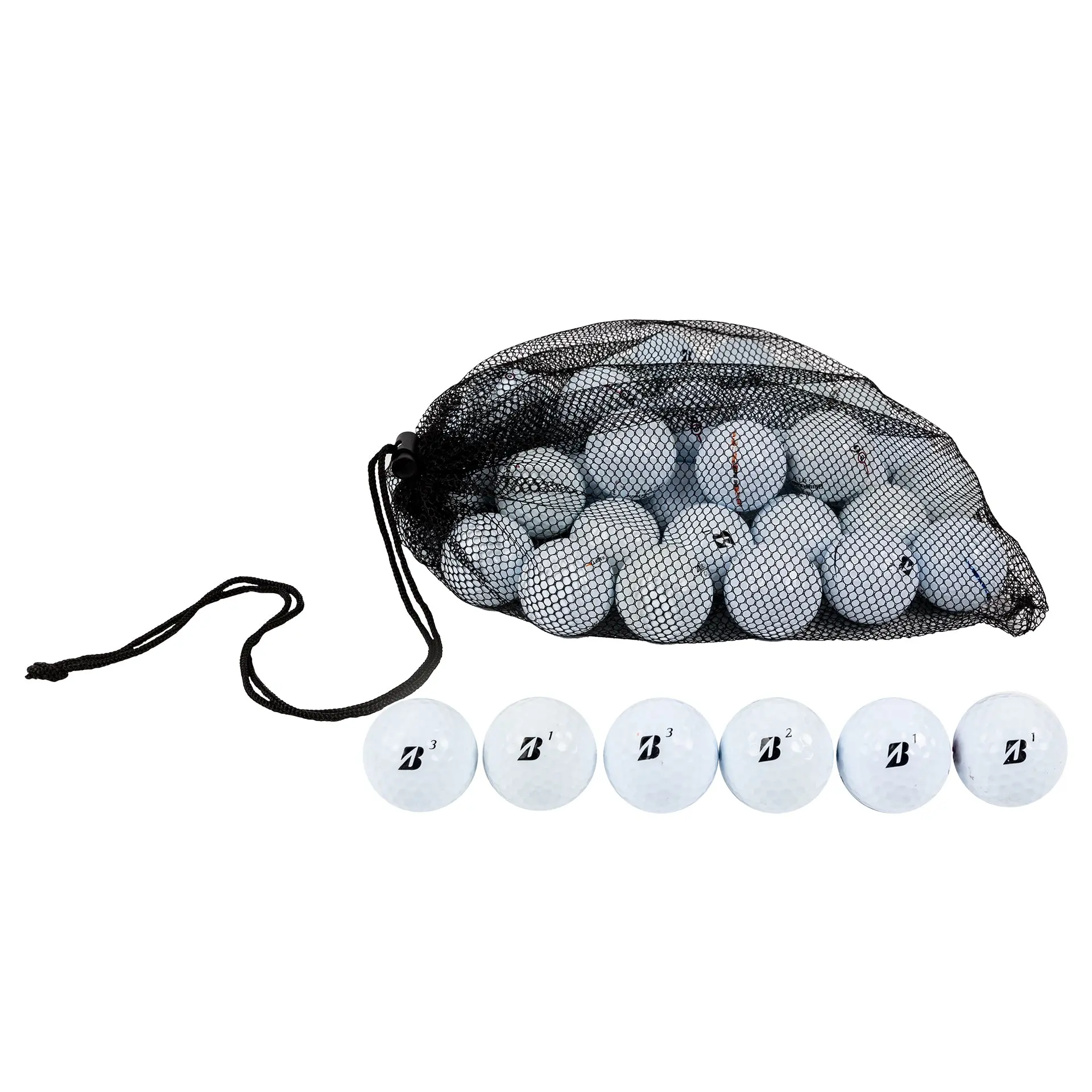 48 Bridgestone e6 Golf Balls in Mesh Bag